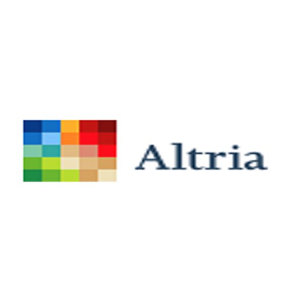 Multicolored Altria logo design