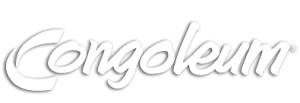 Black background with Congoleum text