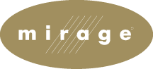 Mirage logo with diagonal lines