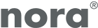 Nora logo in black font